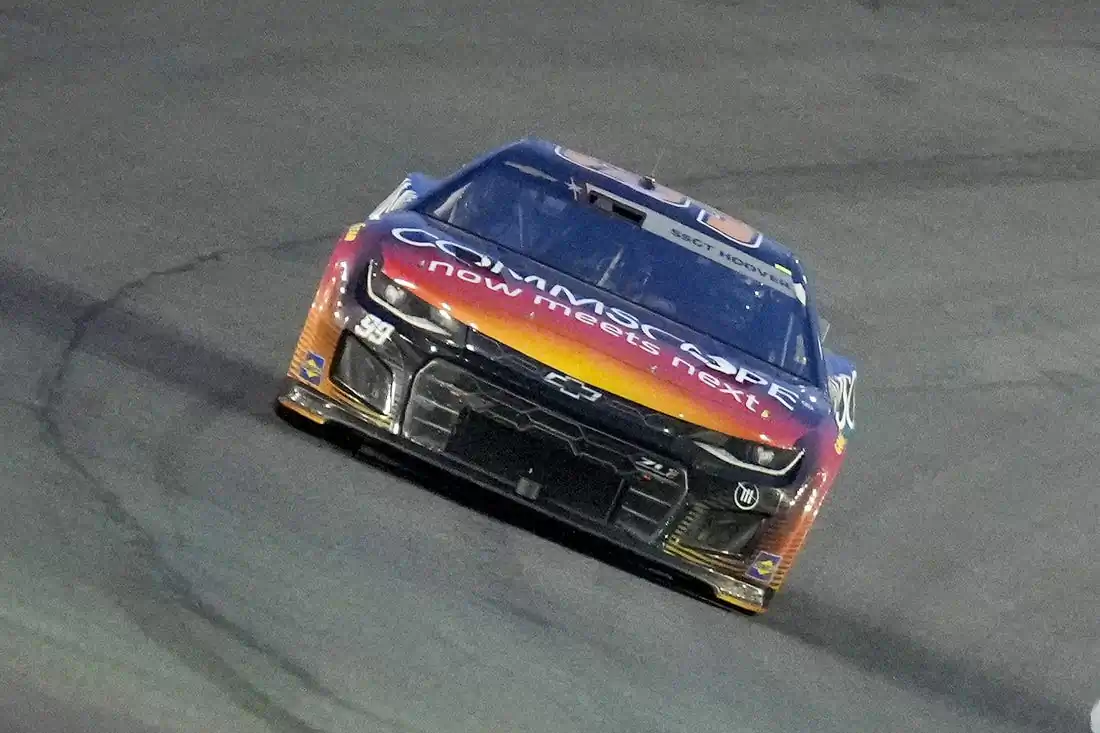 NASCAR Cup Series driver Daniel Suarez (99) during the Coca-Cola 600 at Charlotte Motor Speedway in Concord, North Carolina, on May 29, 2022. (Jim Dedmon/USA TODAY Sports via Field Level Media)