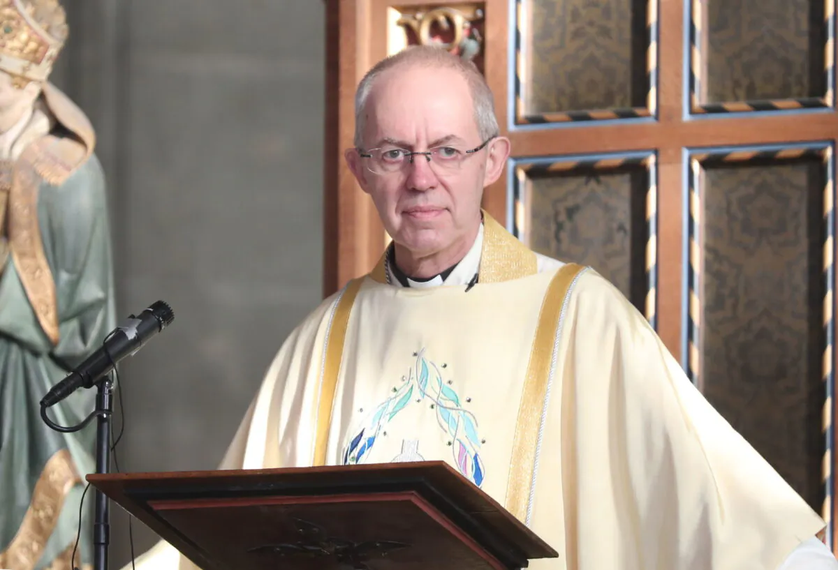 Archbishop of Canterbury Justin Welby on Dec. 25, 2019. (Steve Parsons/PA Media)