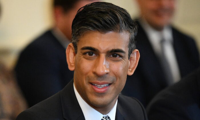 Chancellor of the Exchequer Rishi Sunak during a Cabinet meeting at 10 Downing Street, London, on May 24, 2022. (Daniel Leal/PA Media)