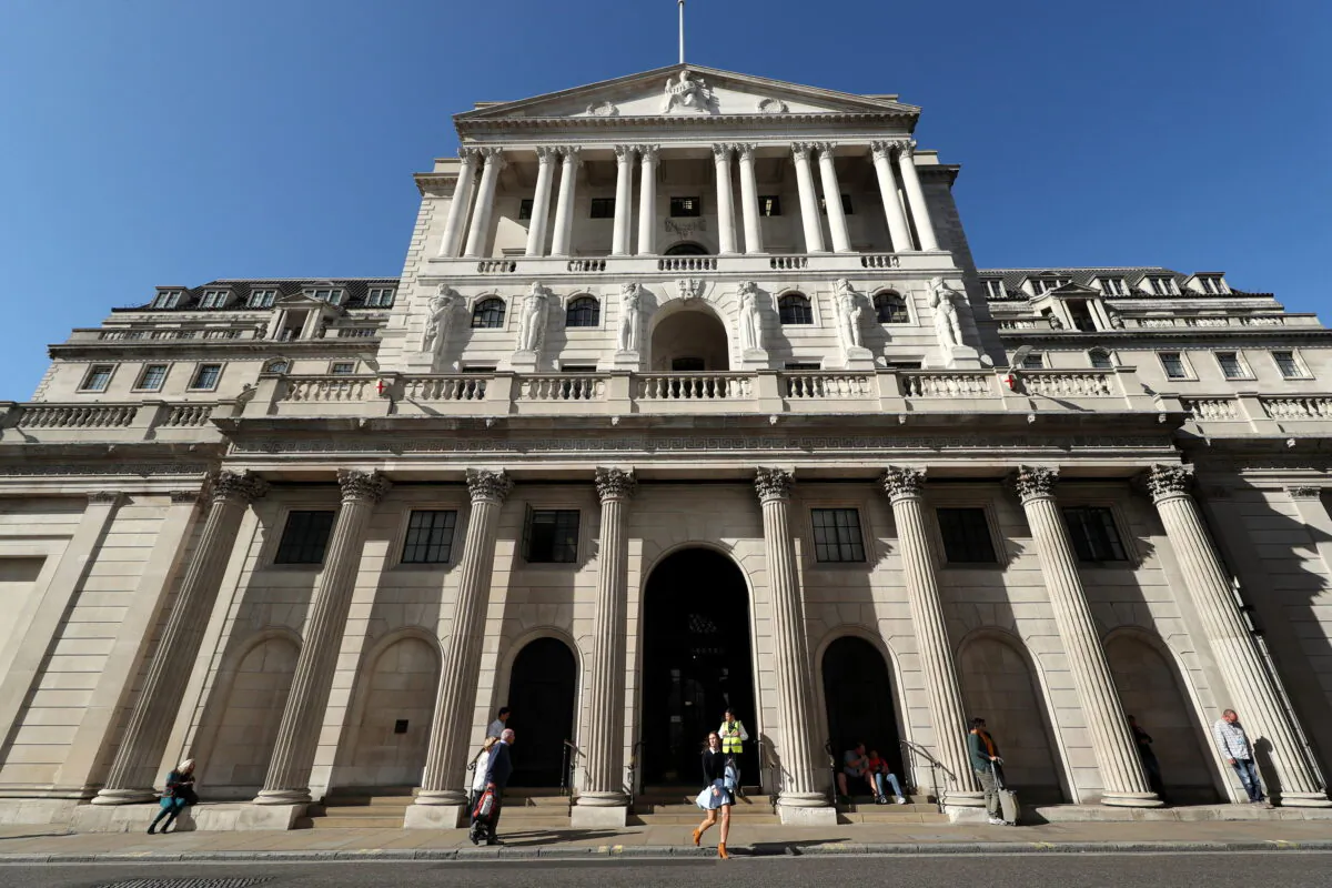 Undated photo of the Bank of England. (Yui Mok/PA Media)