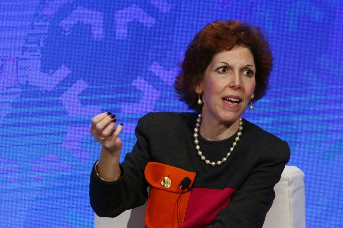 Cleveland Fed president Loretta Mester in New York, on Nov. 18, 2015. (Lucas Jackson/Reuters)