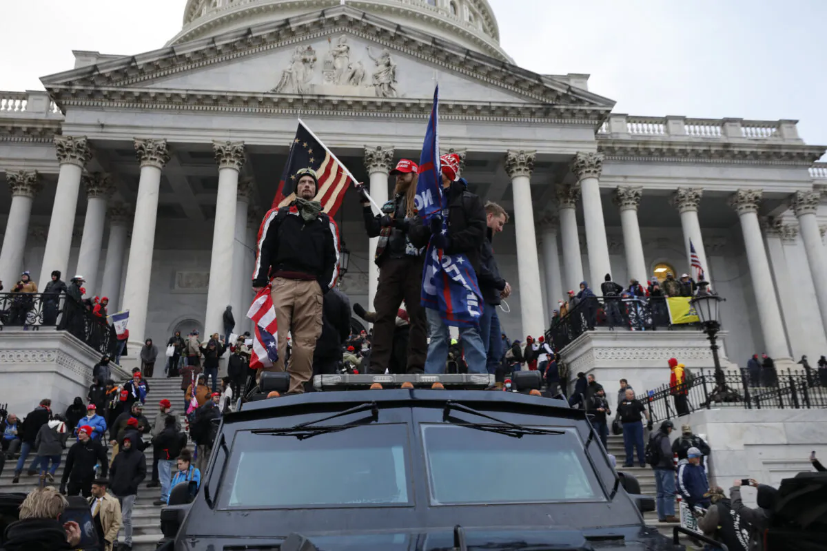 Supporters of President Donald Trump riot at the U.S. Capitol in Washington on Jan. 6, 2021. (Yuri Gripas/Abaca Press/TNS)