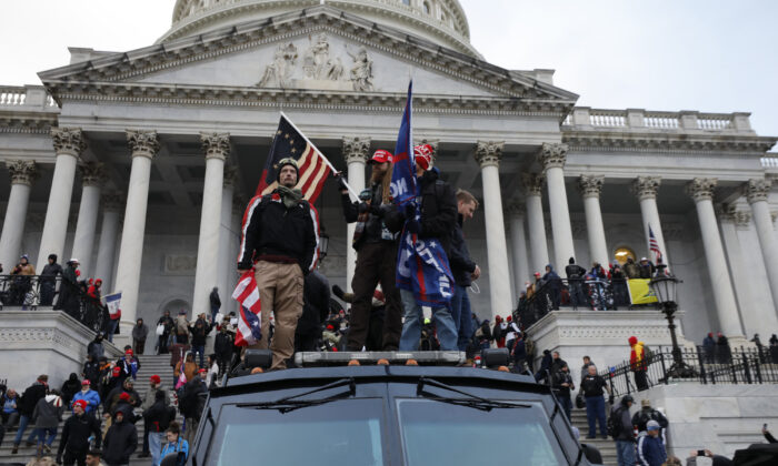 Supporters of President Donald Trump riot at the U.S. Capitol in Washington on Jan. 6, 2021. (Yuri Gripas/Abaca Press/TNS)