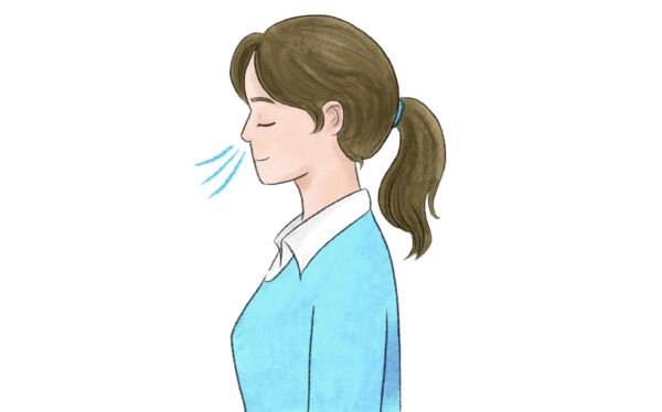 illustration of nose breathing