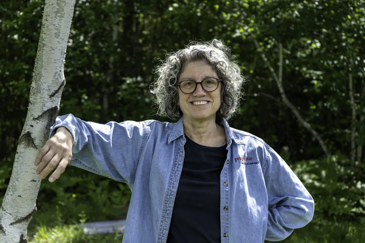 Jody Underwood of Croydon, New Hampshire is part of a growing movement of likeminded "Free-Staters" seeking freedom from government in the Granite State. (Neil Sheehan/The Epoch Times)