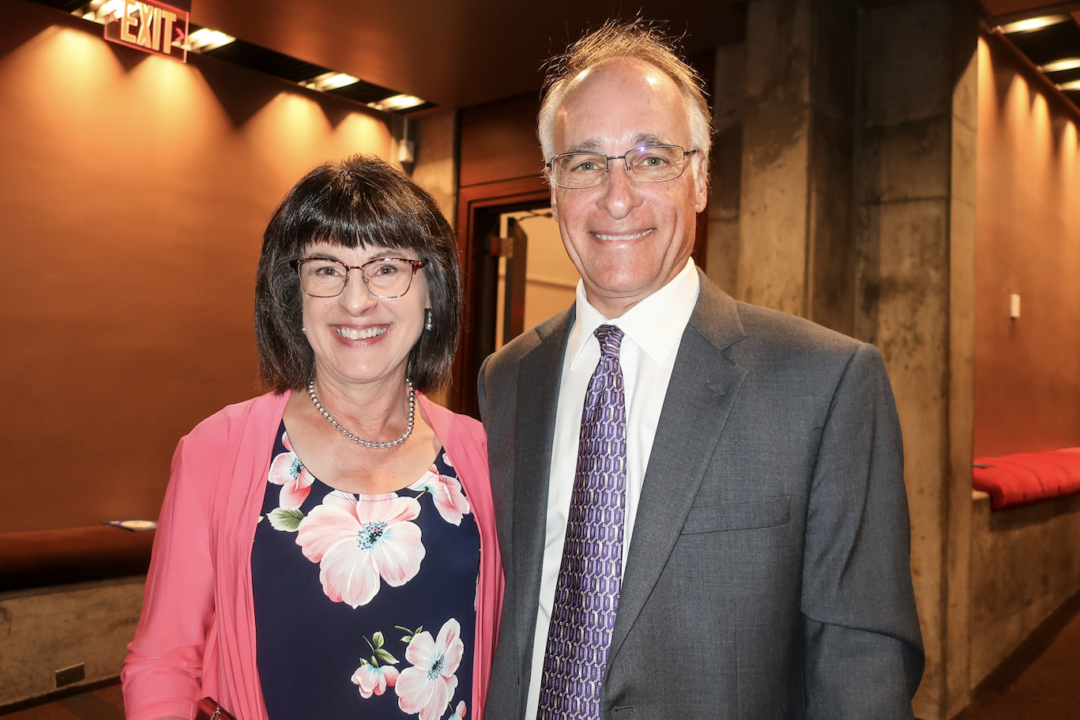 Dr. Rob and Sharon Roloff attended Shen Yun Performing Arts at the Butler Arts Center in Indianapolis, Ind., on June 11, 2022. (Stacey Tang/The Epoch Times)