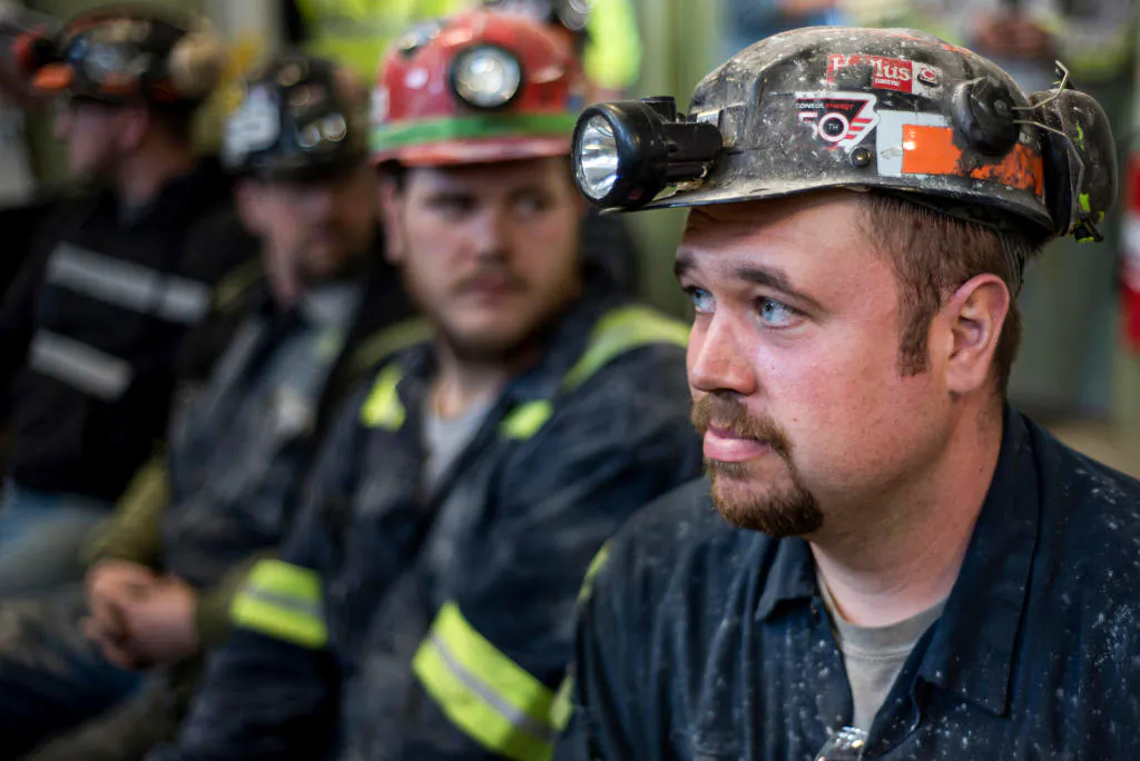 Financial institutions that are boycotting energy producing companies have been warned against doing so by West Virginia's treasury. Pictured is coal miner Matt Wolfe, of Blacksville, W.Va., on April 13, 2017,  in Sycamore, Pa. (Photo by Justin Merriman/Getty Images)