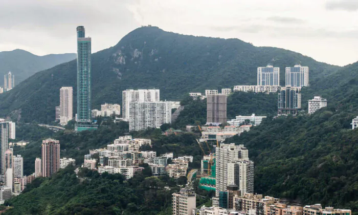 Mount Nicholson has one of the most expensive luxury residential developments in Hong Kong.  (Anthony Wallace/AFP via Getty Images)