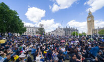 Thousands of Hongkongers Gather in London Parliament Square to Commemorate the 3-year Anniversary of the Anti-Extradition Movement