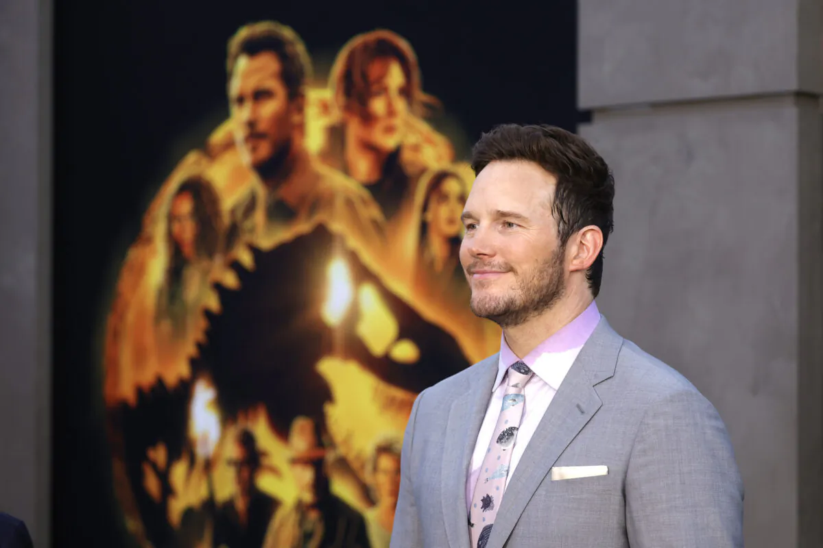 Chris Pratt attends the Los Angeles premiere of Universal Pictures' "Jurassic World Dominion" in Hollywood, Calif., on June 6, 2022. (Frazer Harrison/Getty Images)