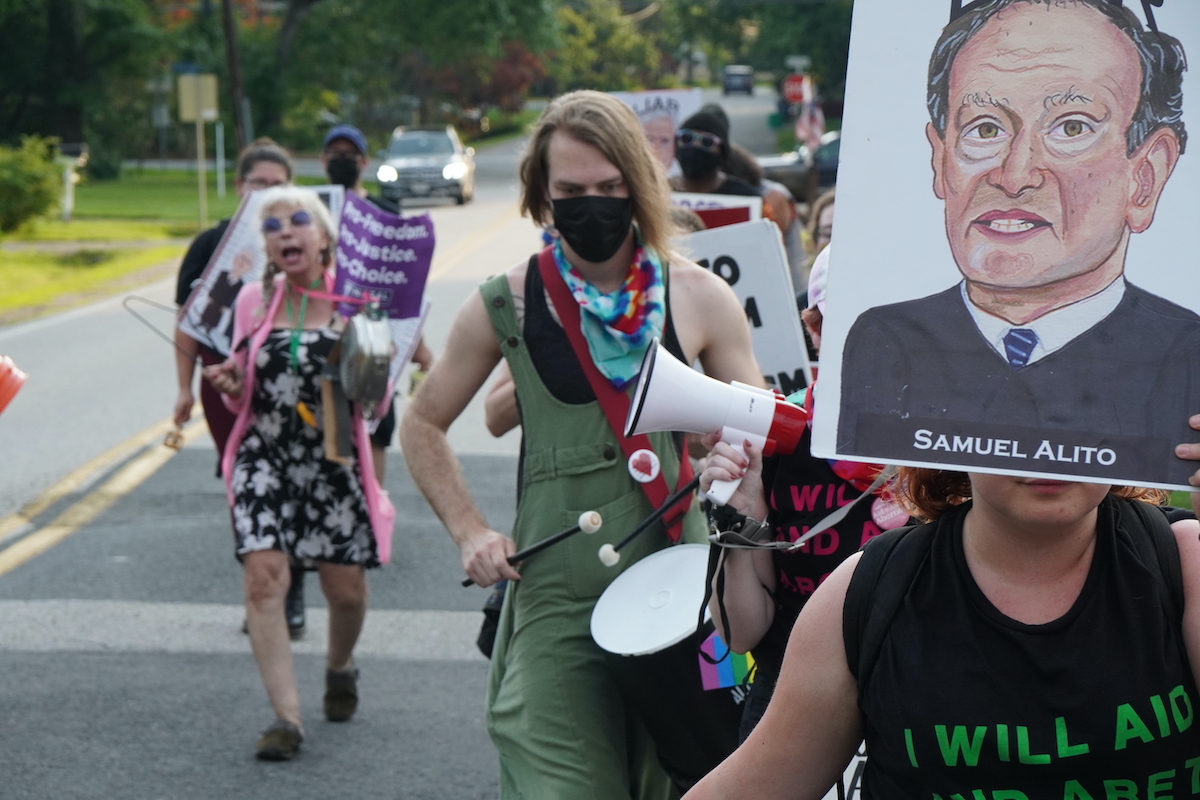 Alito Protests Disrupt Police and Neighborhood - Vimarsana News