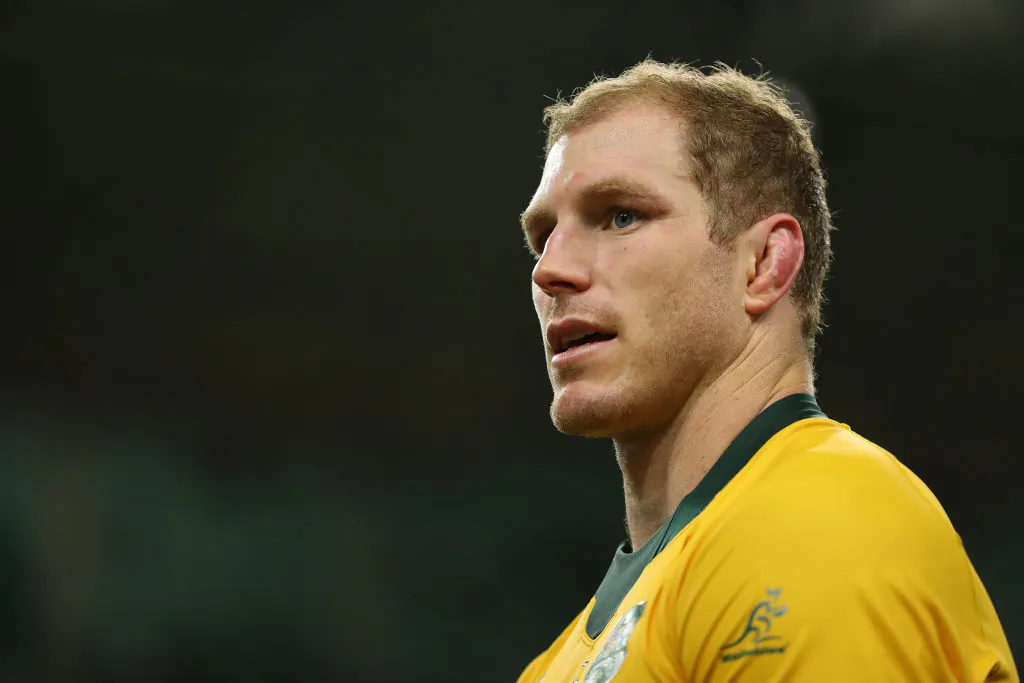 David Pocock of Australia looks on following the Rugby World Cup 2019 Quarter Final match between England and Australia at Oita Stadium in Japan on Oct. 19, 2019. (Dan Mullan/Getty Images)