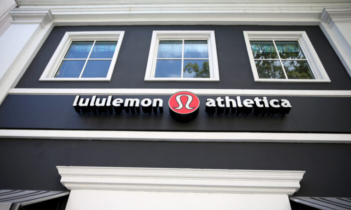 MIAMI, FL - DECEMBER 10: A sign hangs on a Lululemon Athletica on December 10, 2013 in Miami, Florida. Lululemon Athletica, Inc. named Laurent Potdevin as their new chief executive and said founder Chip Wilson will step down as chairman after Wilson recently issued a formal apology for remarks he made about how "some women's bodies just don't actually work" for his company's yoga pants. (Photo by Joe Raedle/Getty Images)
