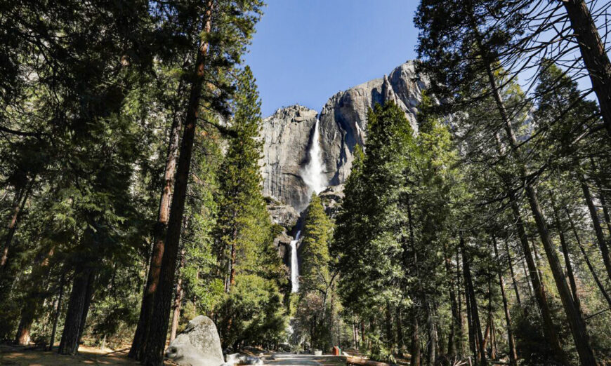 Yosemite Falls Trail on April 11, 2020. (Carolyn Cole/Los Angeles Times/TNS)
