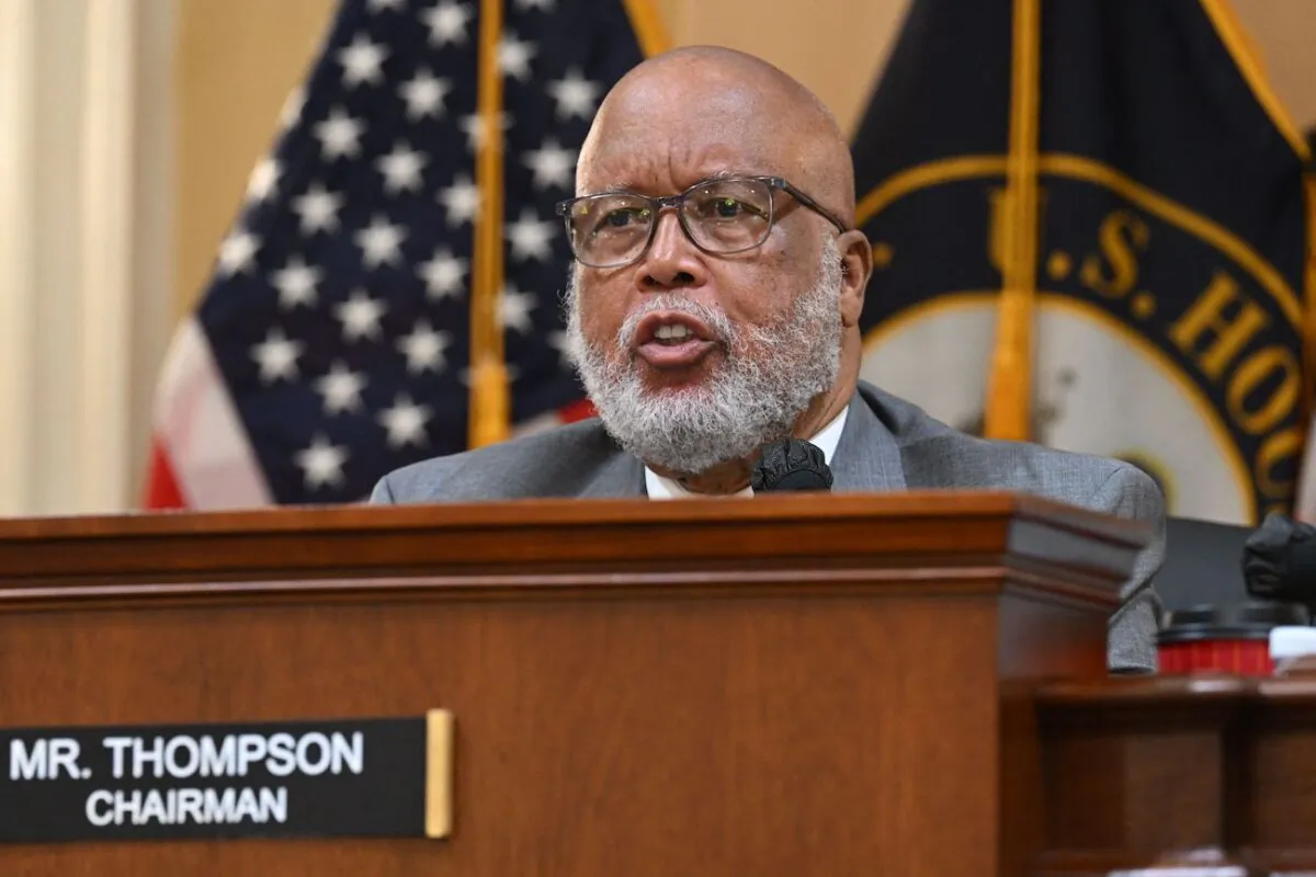 Rep. Bennie Thompson (D-Miss.), Jan. 6 Committee chairman, speaks during a "House Select Committee hearing to Investigate the January 6th Attack on the U.S. Capitol" in the Cannon House Office Building on Capitol Hill in Washington, on June 13, 2022. (Saul Loeb/AFP via Getty Images)
