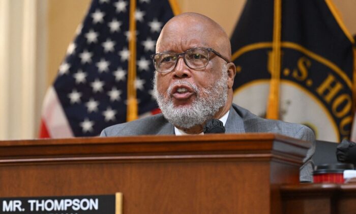 Rep. Bennie Thompson (D-Miss.), Jan. 6 Committee chairman, speaks during a 