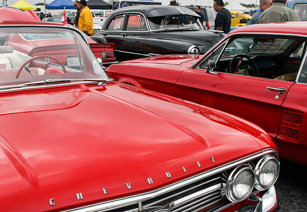 A file photo of an old Chevrolet in Long Beach, Calif., on April, 8, 2007. (Gabriel Bouys/AFP via Getty Images)