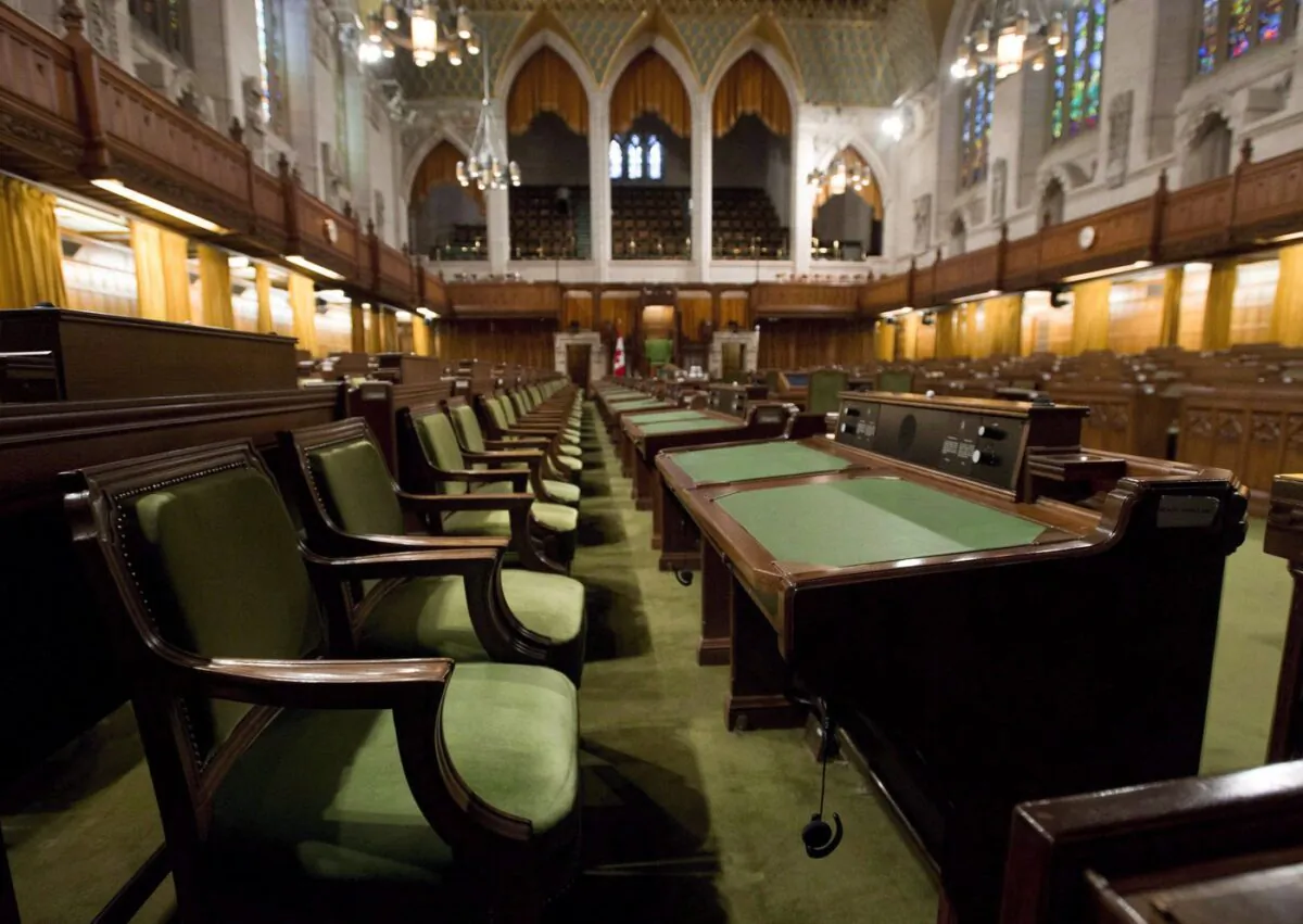 The House of Commons sits empty ahead the resumption of the session on Parliament Hill Sept. 12, 2014 in Ottawa. (The Canadian Press/Adrian Wyld)