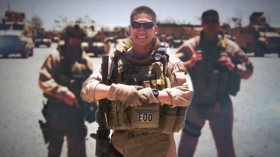Hung Cao was a captain in the U.S. Navy. The GOP nominee is running for Virginia’s 10th Congressional District. (Courtesy of Cao's campaign).