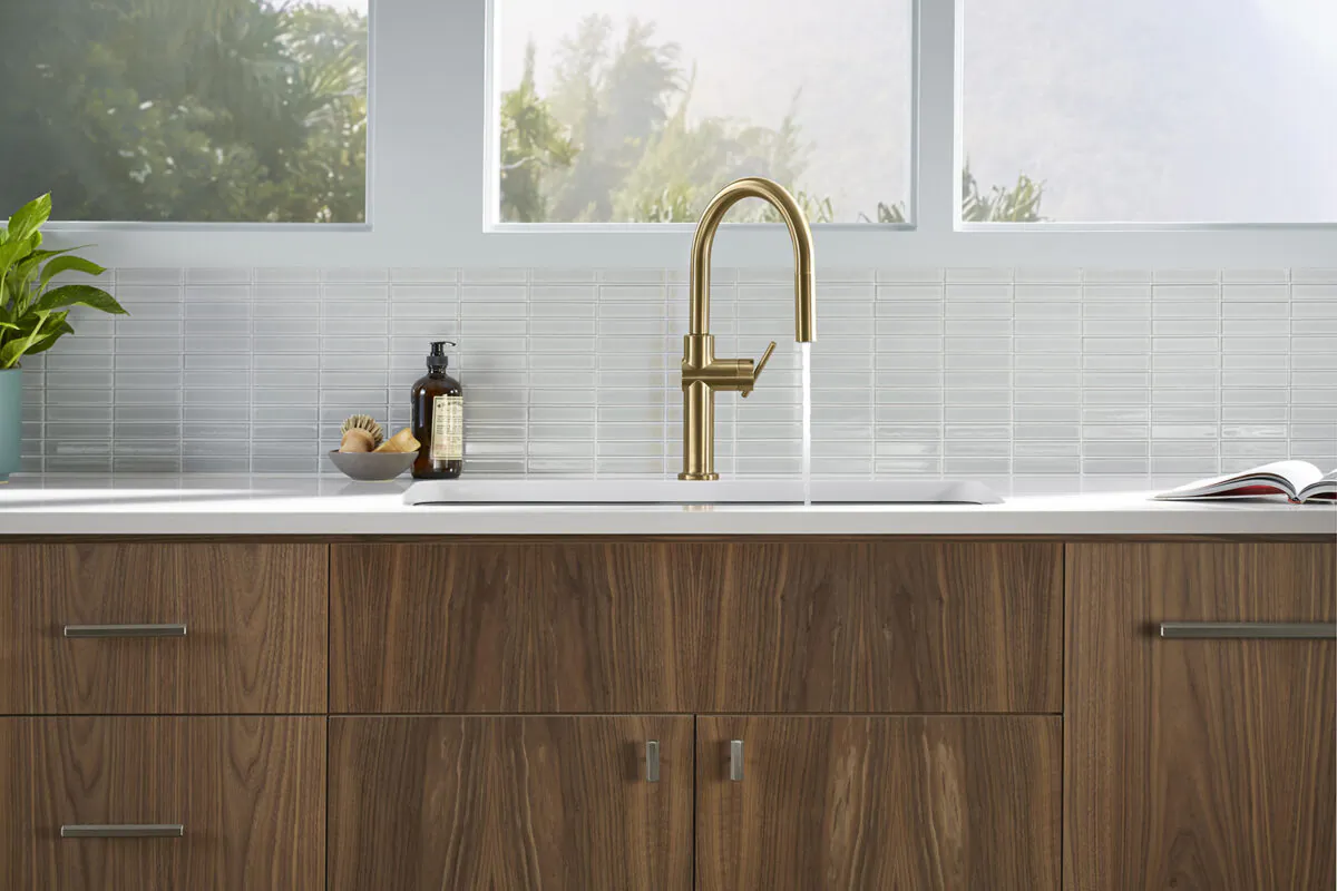 Aside from the main touch-less feature, you can find electronic kitchen faucets that may include: LED status indicator lights, bypass water control in case of AC-power or battery power loss, voice control faucet activation with preset fill measurements, even Wi-Fi and smart phone pairing to display water-use information and notifications. (Kohler/TNS)