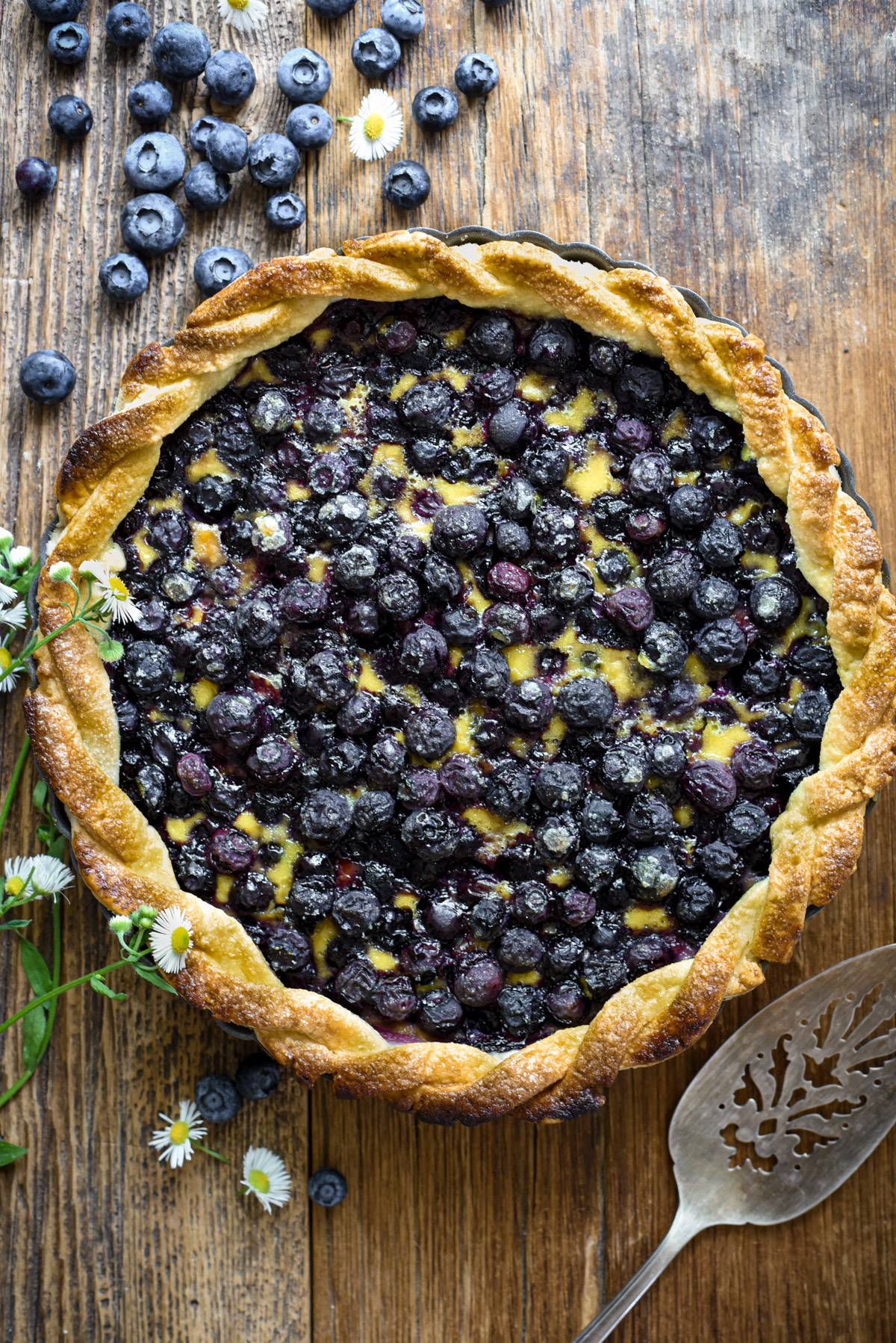 Alsatian Blueberry Tart