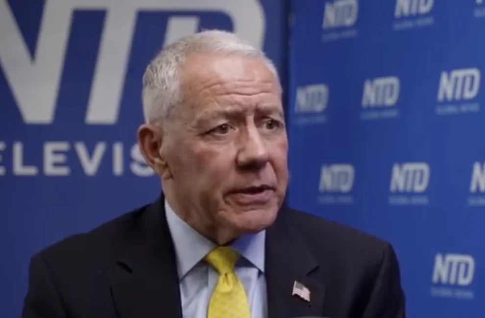 Rep. Ken Buck (R-Colo.) is interviewed for NTD's "Capitol Report" program on June 17, 2022. (NTD)