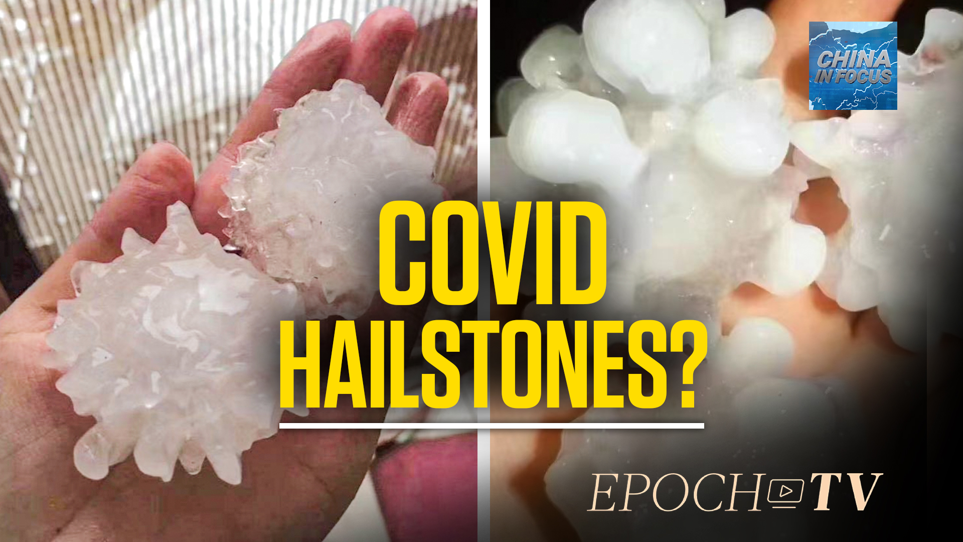 Internet Users Remark on Odd Hailstones in Beijing - Vimarsana News
