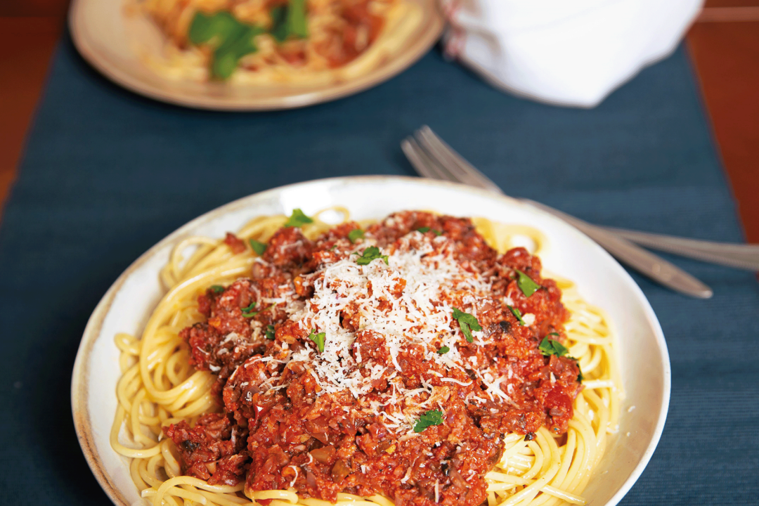 Cauliflower Bolognese Sauce. (Laure Fu)