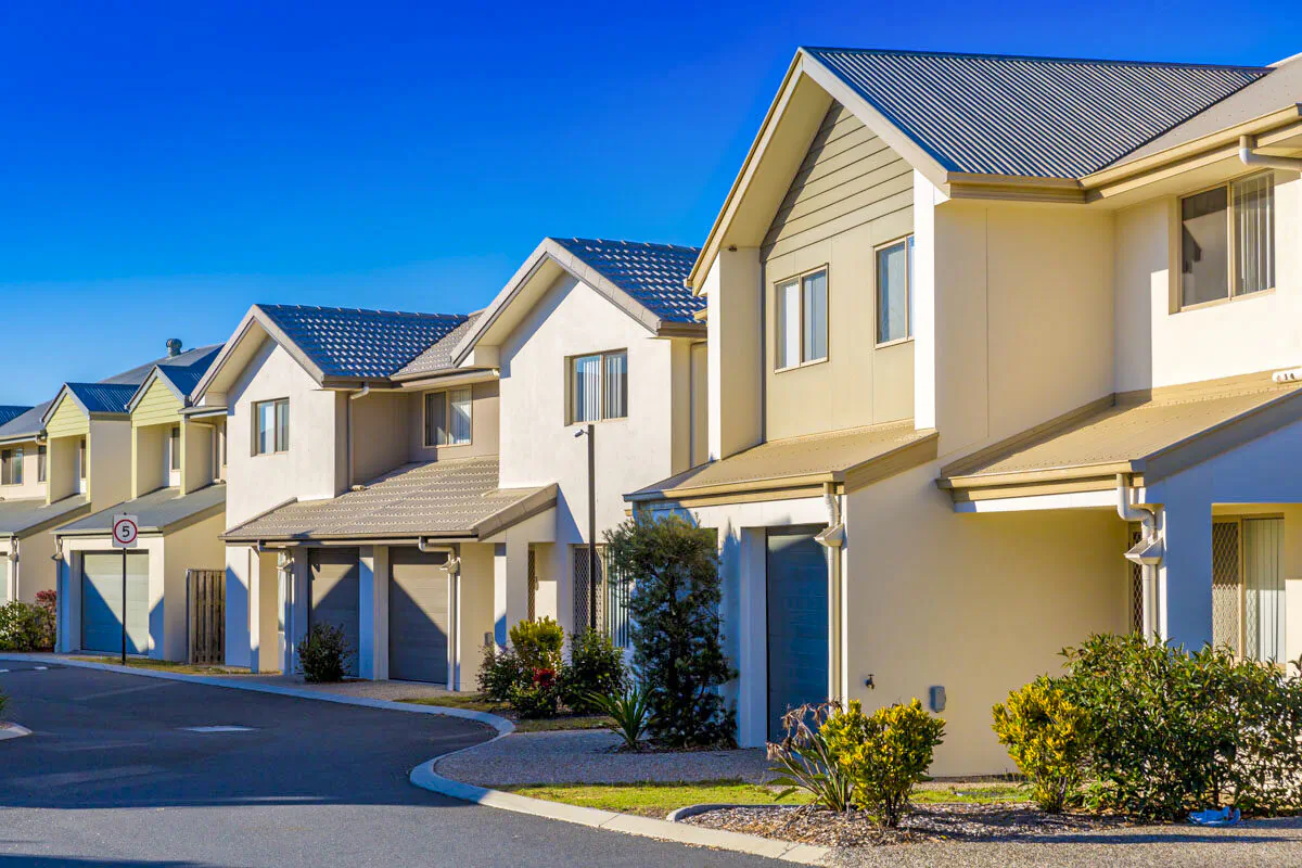 A general view of properties at North Lakes in Brisbane, Australia, on June 10, 2016. (Glenn Hunt/Getty Images)