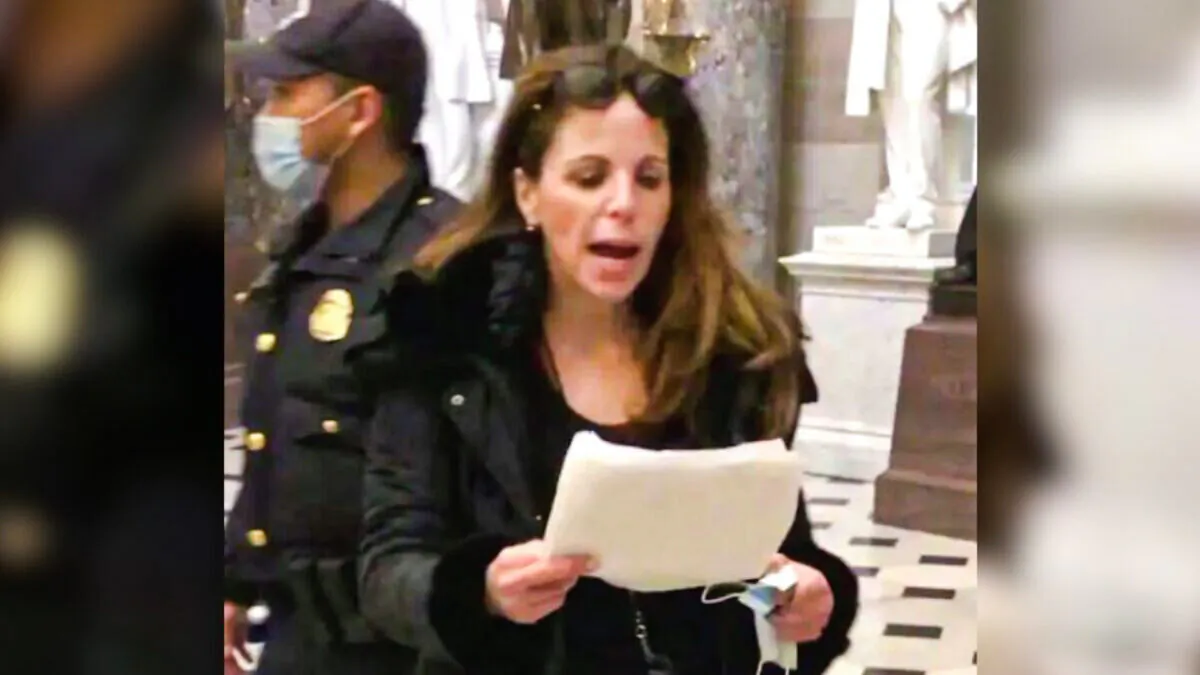 Simone Gold, a Los Angeles-based emergency medicine specialist. (Courtesy of John Strand via FBI)