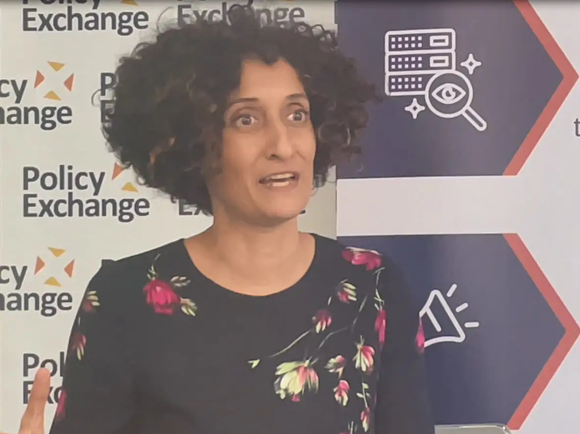 Katharine Birbalsingh in her inaugural speech as chairwoman of the Social Mobility Commission on June 9, 2022. (PA)