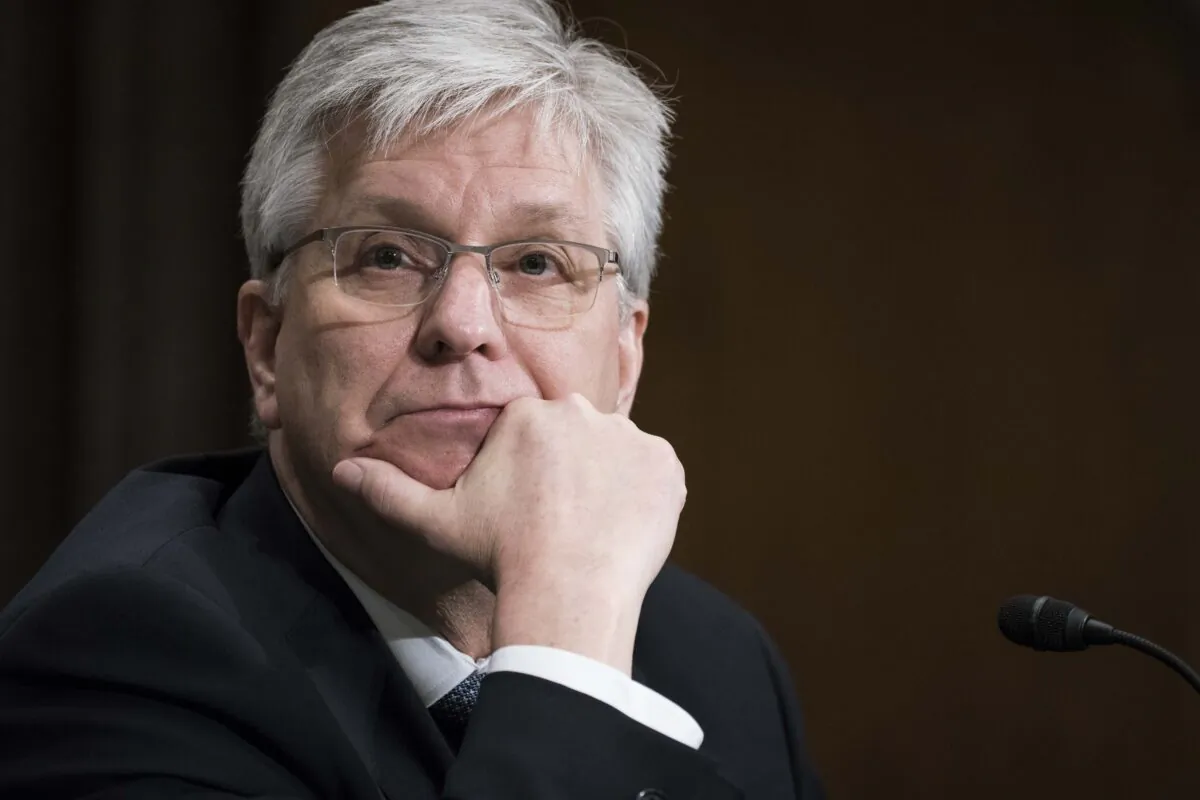Christopher Waller testifies before the Senate Banking, Housing, and Urban Affairs Committee during a hearing on his nomination to be member-designate on the Federal Reserve Board of Governors, in Washington, on Feb. 13, 2020. (Sarah Silbiger/Getty Images)