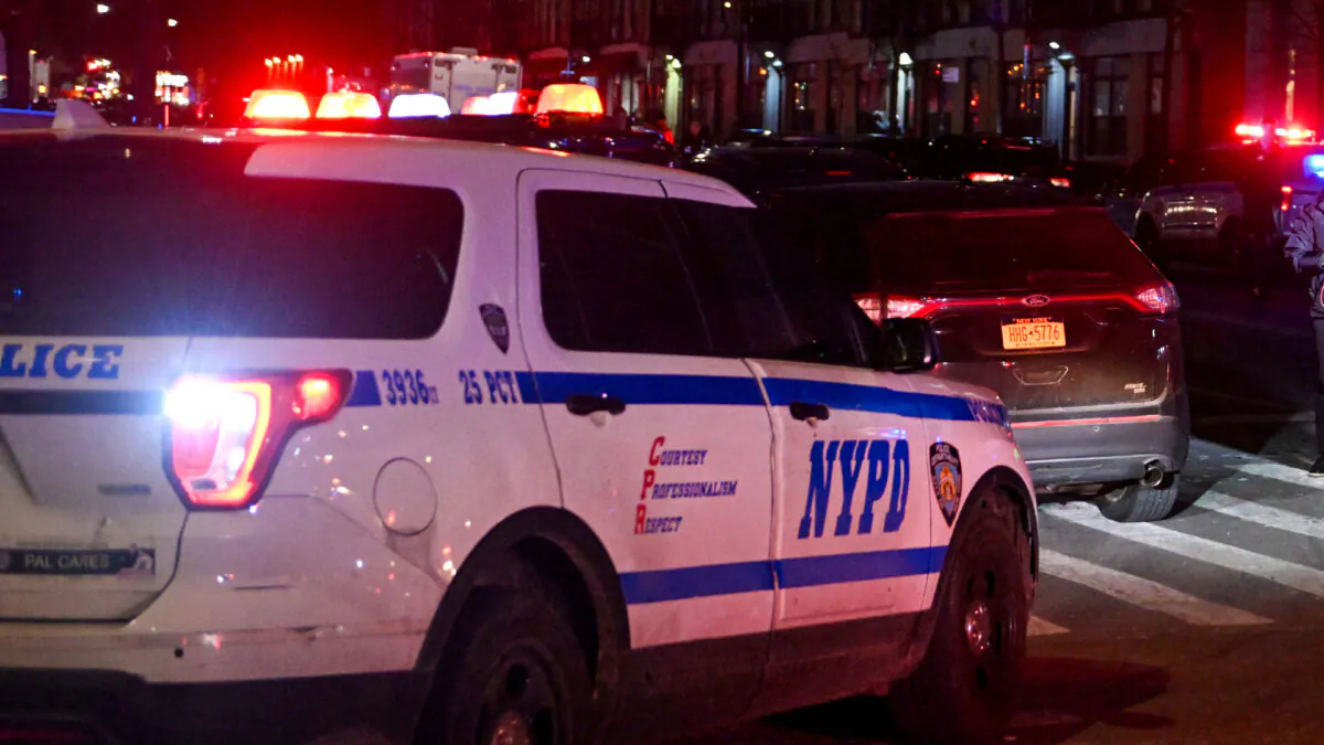 An NYPD police car in a file photo. (Alexi Rosenfeld/Getty Images)