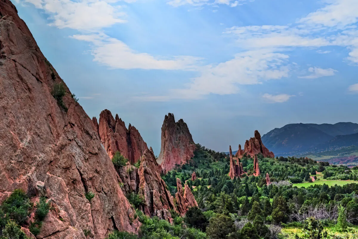 A famous row of hogback formations in Cathedral Valley at Garden of the Gods state park in Colorado Springs, Colorado. (Cass Tippit/Dreamstime/TNS)