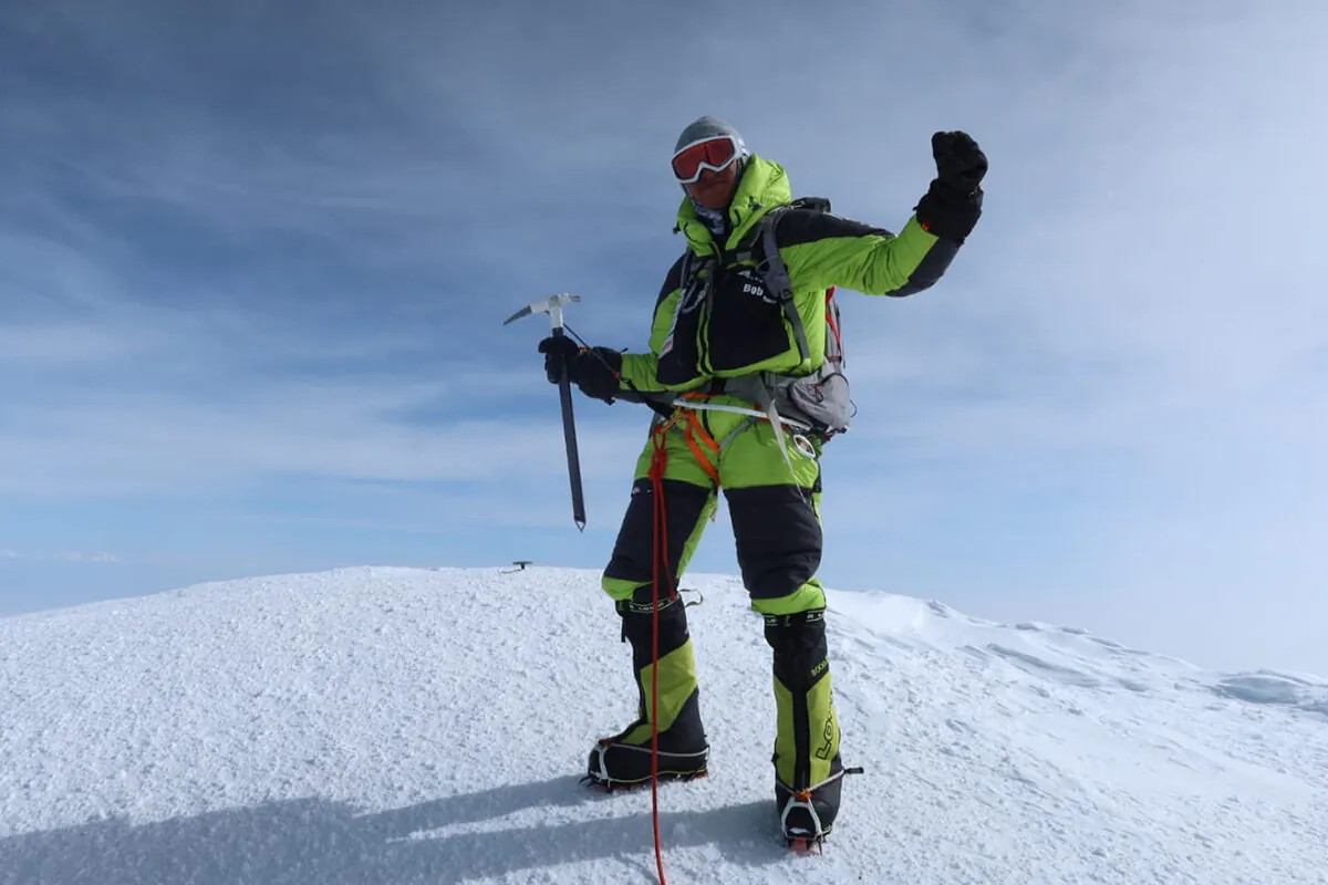  Hong Kong youth, 18-years old, climbed the six highest peaks of the seven continents so far. He climbed Mt. Denali Mount Denali, 6,190 metres (20,310 feet), the highest mountain in North America on June 12 2022. (Courtesy of the Tsang family)