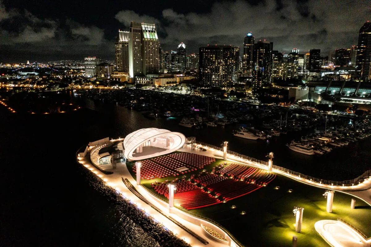 The Rady Shell at Jacobs Park opened on San Diego’s waterfront in August 2021. The Shell is operated by the San Diego Symphony, which will play a summer season with various classical and pop guest performers. (Courtesy of San Diego Symphony/TNS)