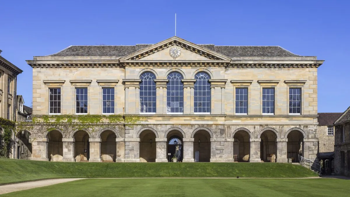 Worcester College, Oxford University, founded in 1283 as Gloucester College, 1542 as Gloucester Hall, and 1714 as Worcester College, on April 15, 2014. (Andrew Shiva / Wikipedia / CC BY-SA 4.0; https://creativecommons.org/licenses/by-sa/4.0/)