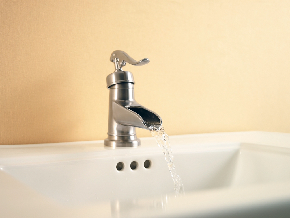 A faucet can go a long way to update a vanity or sink. (Moen/TNS)
