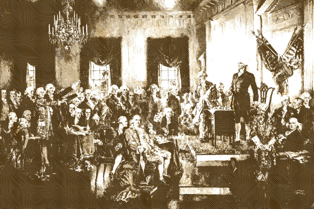 "Scene at the Signing of the Constitution of the United States" (1940) by Howard Chandler Christy.
(House of Representatives via MPI/Getty Images)