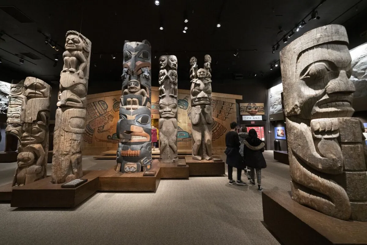 An exhibit from the third floor of the Royal B.C. Museum is pictured in Victoria, Dec. 29, 2021. (The Canadian Press/Jonathan Hayward)