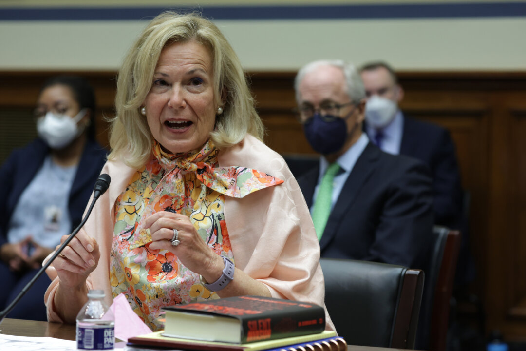 Dr. Deborah Birx, the White House COVID-19 response coordinator during the Trump administration, speaks to a congressional panel in Washington on June 23, 2022. (Alex Wong/Getty Images)
