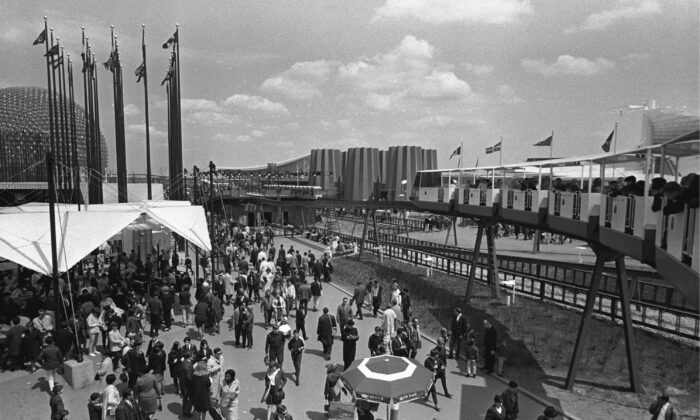 Crowds at the Expo 67 World’s Fair in Montreal on May 22, 1967. Although Expo 67 was the main centennial year celebration, events to commemorate Canada’s achievements, history, and cultural heritage were held across the country to mark the 100th anniversary of Confederation. (CP Photo)