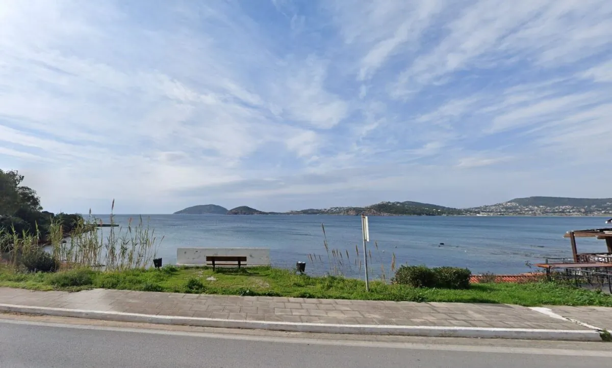 The Thymari beach area near ​​Palaia Fokia in south-east Attica, Athens, Greece, in February 2019. (Google Maps/Screenshot via The Epoch Times)