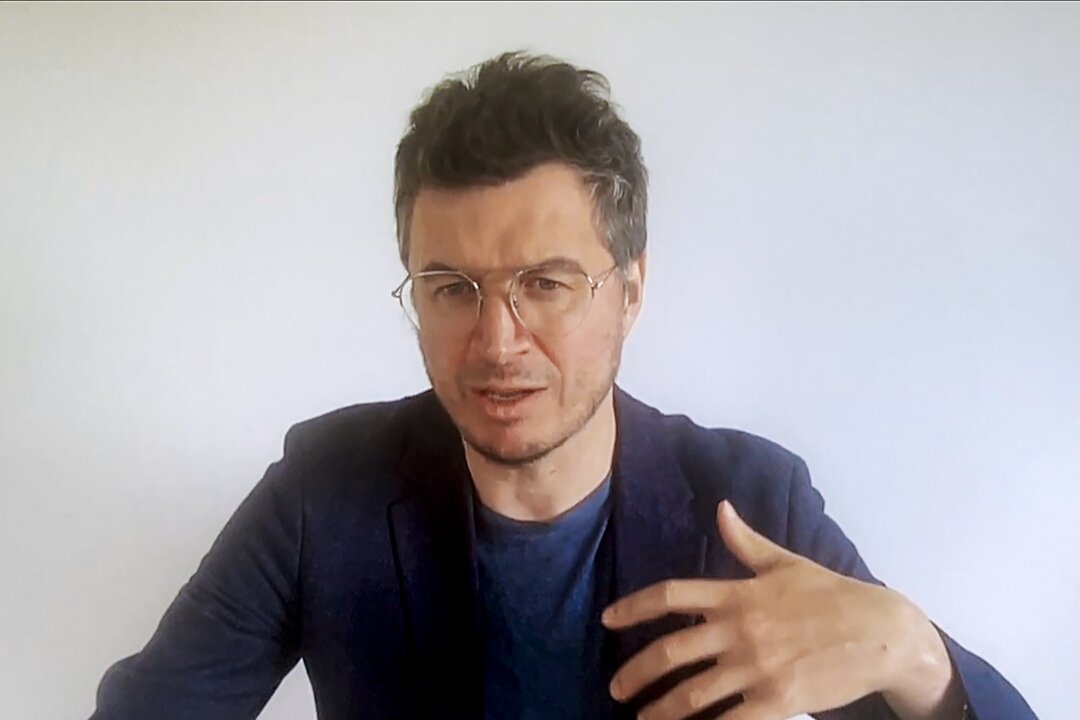Mattias Desmet, professor of clinical psychology and author of “The Psychology of Totalitarianism” in June 2022. (American Thought Leaders/Screen shot via The Epoch Times)