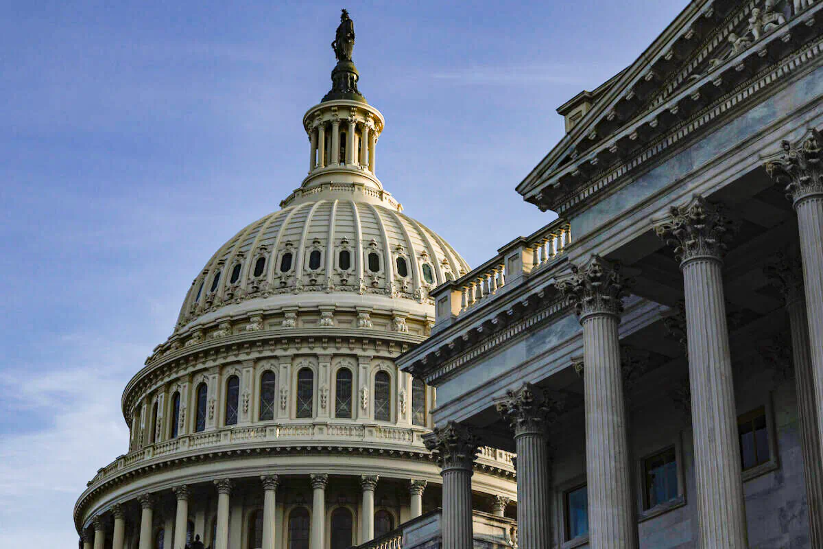 A view of the U.S. Capitol Dome in Washington, on June 21, 2022. (Anna Moneymaker/Getty Images)