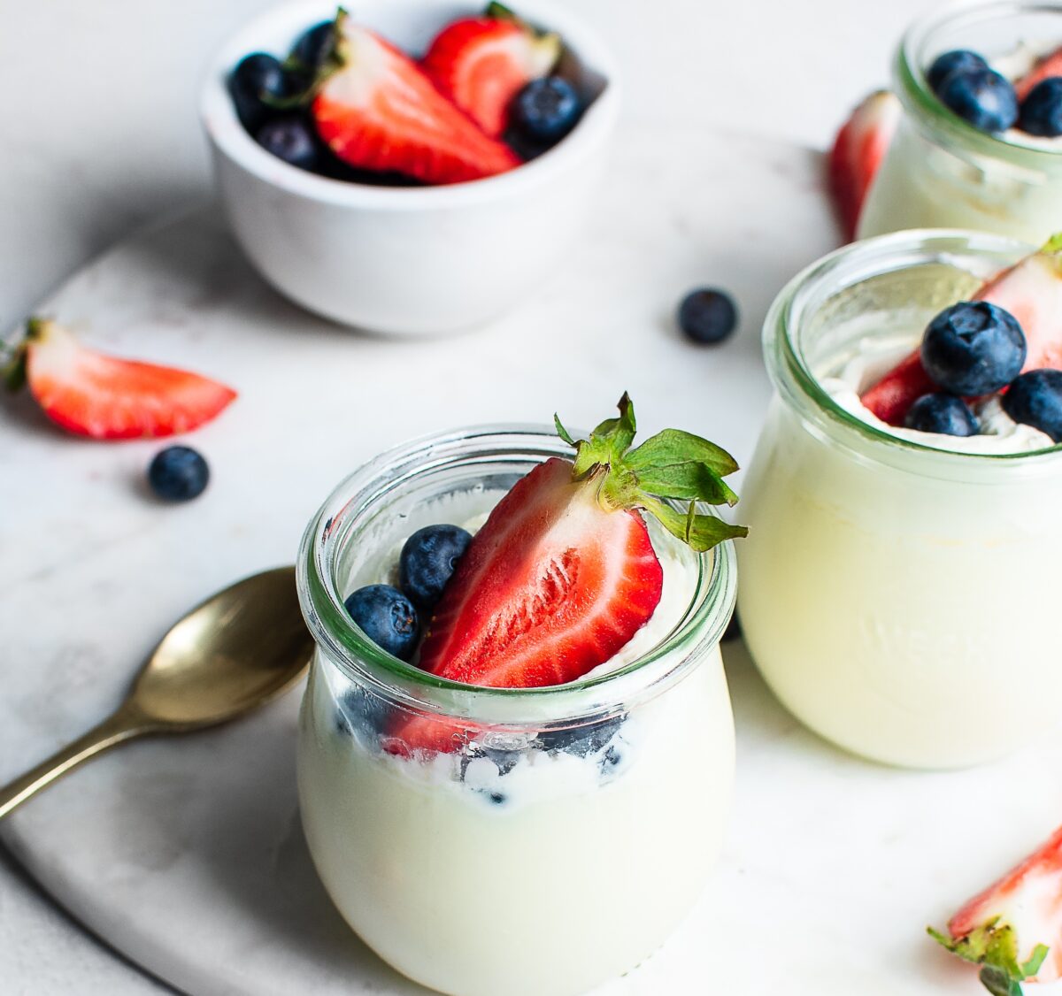 Make this creamy, tangy treat in individual jars and pack them for your picnic.(Jennifer McGruther)