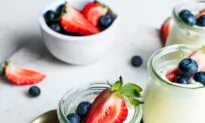 Lemon Posset With Berries