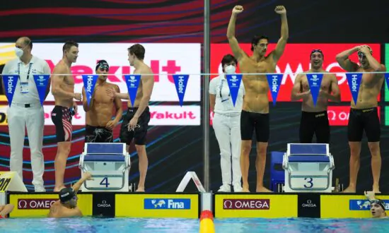 Italy Pips US Men to Relay Gold in Swimming Worlds Finale