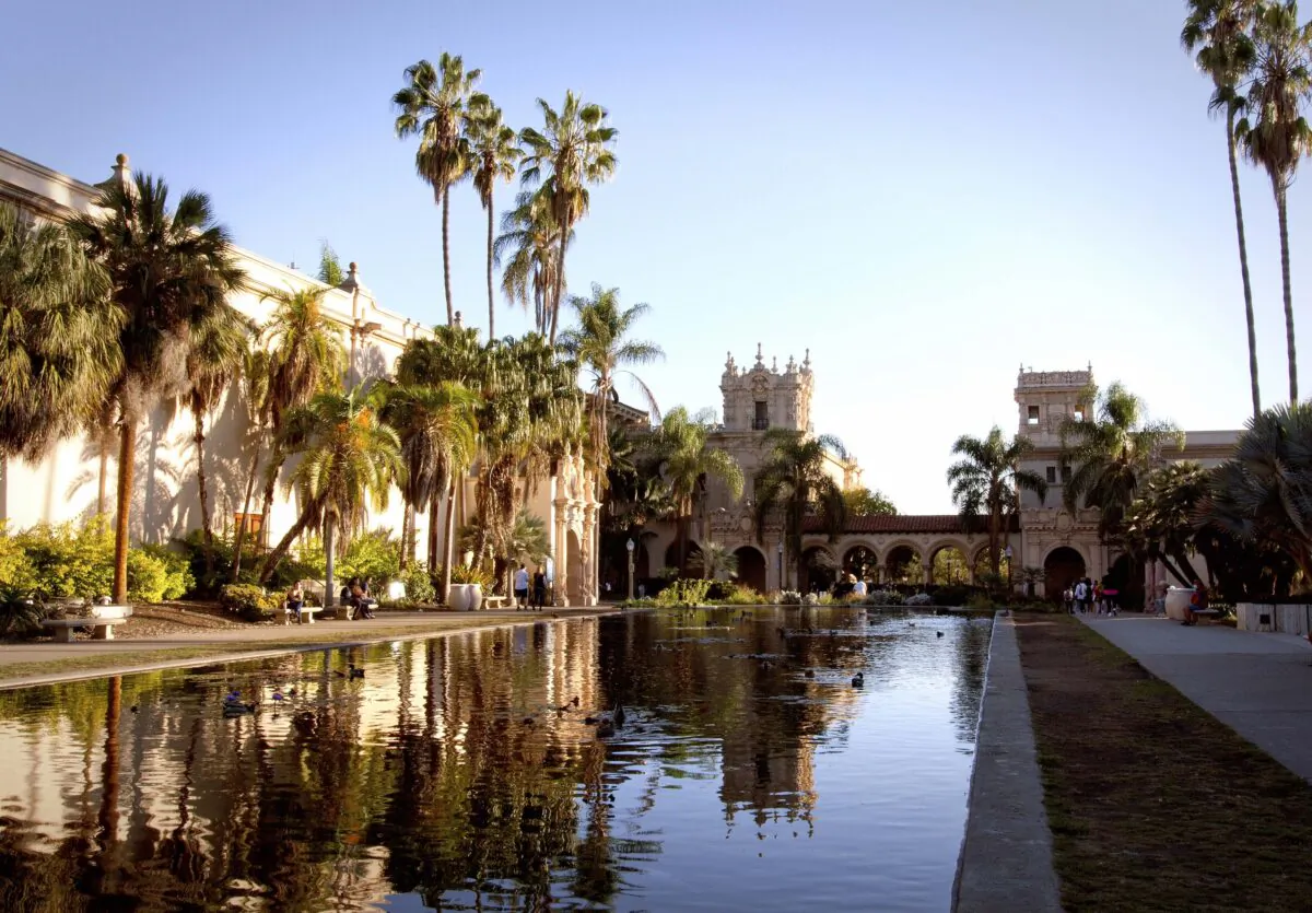 Balboa Park is the result of excellence in horticulture, architecture, and landscape design, all under the cohesive umbrella of California’s Spanish Colonial architectural heritage. (Jeff Perkin for American Essence)
