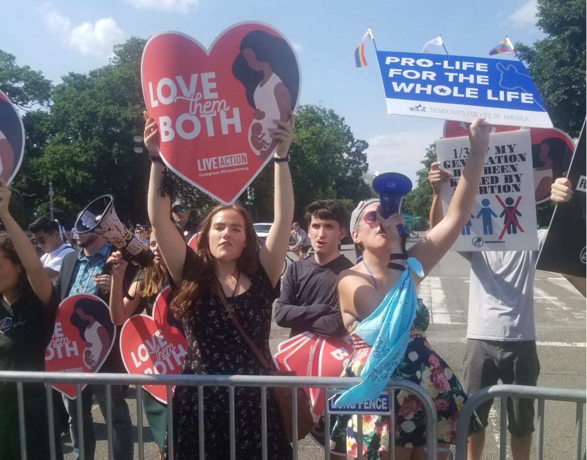 Pro-life Pro-abortion Protesters Scotus Confrontation